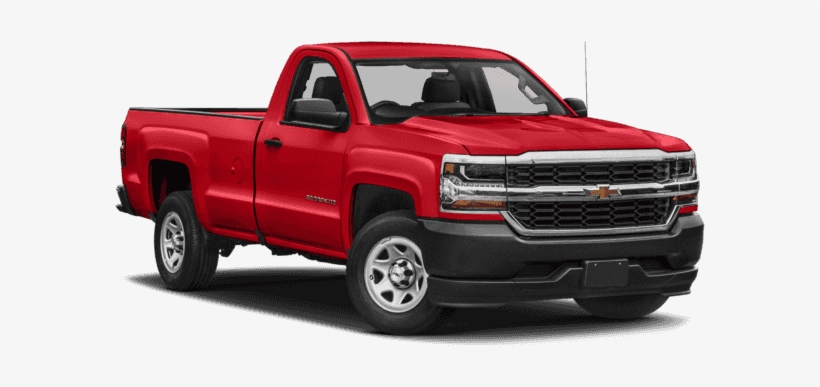 New 2018 Chevrolet Silverado 1500 Wt Rwd Truck - 2017 Gmc Sierra 1500 Double Cab, transparent png download