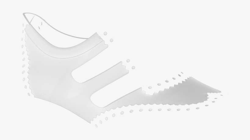 S611 White Patent - Throwing Axe, transparent png download