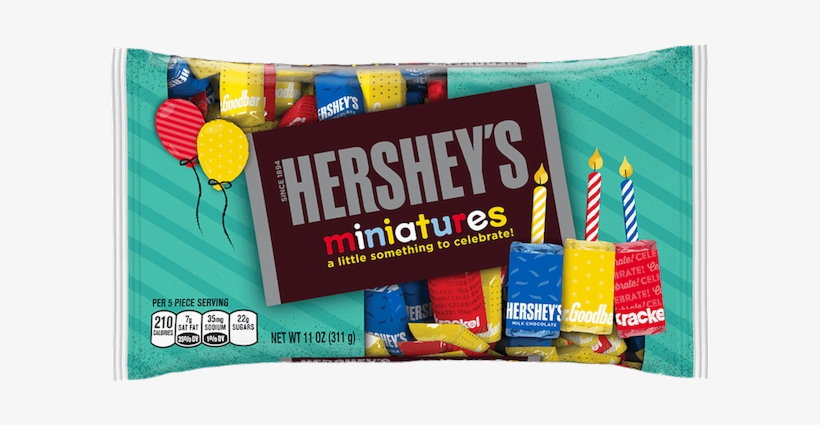 Hershey's Releases Limited Edition, Birthday-themed - Hershey's Birthday Miniatures Candy, Multi - 11 Oz, transparent png download