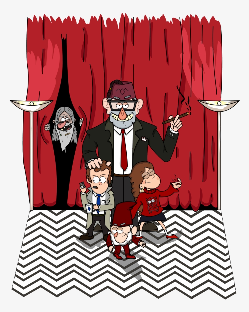 It's Been Described As Twin Peaks - Alan Wake Gravity Falls, transparent png download