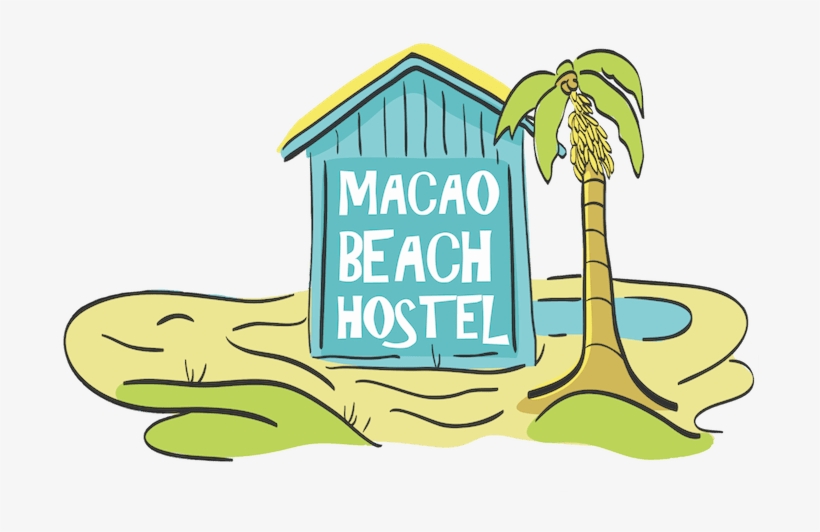 Macao Beach Hostel Logo - Illustration, transparent png download