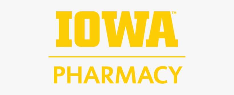 Iowa Pharmacy Logo Gold Stacked - Uiowa College Of Pharmacy Logo, transparent png download
