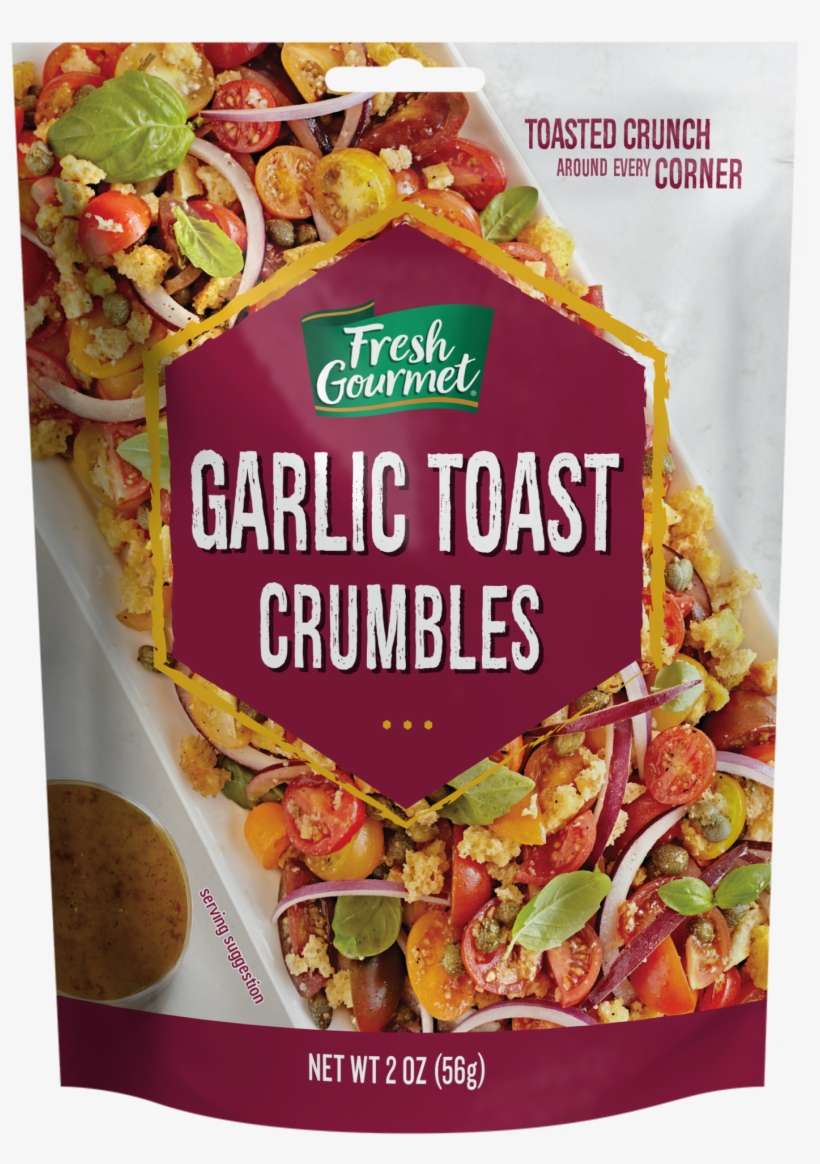 Fresh Gourmet Garlic Toast Crumble 2oz - Garlic Bread, transparent png download