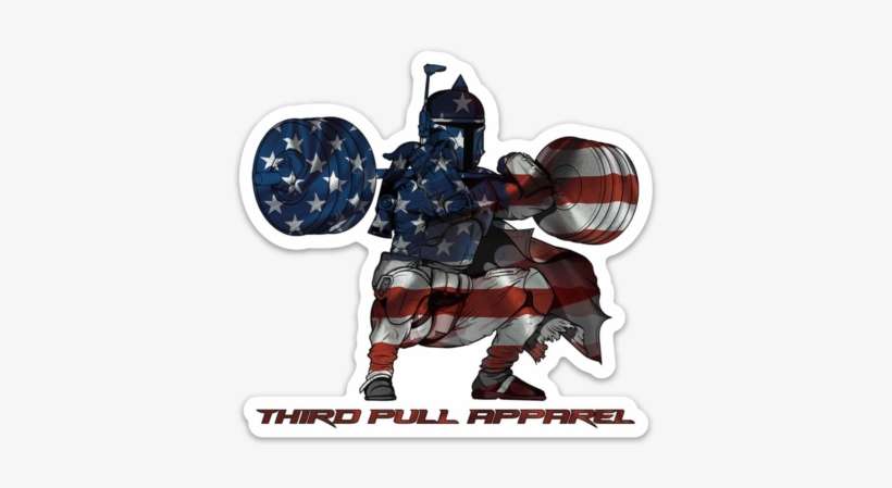 Murica' Barbell Hunter - Sticker, transparent png download