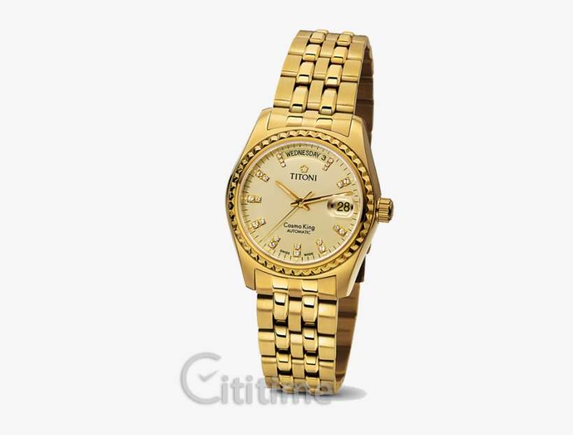 Svg Library Cosmos Drawing Timepiece - Titoni Cosmo King 手表, transparent png download