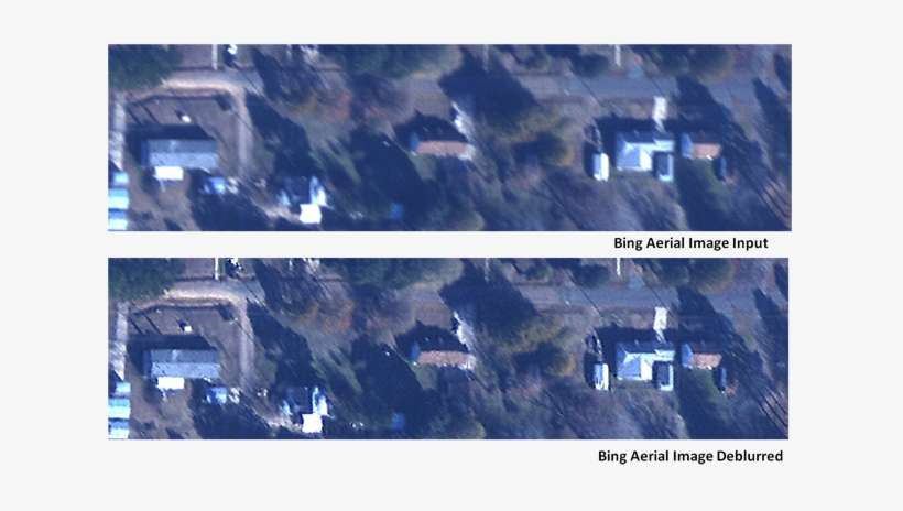 Aerial Image Deblurred - Aerial Image, transparent png download