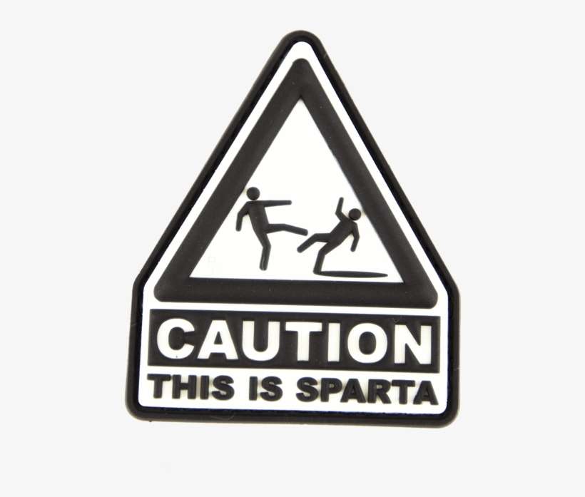 Next - Caution: This Is Sparta - Yellow, transparent png download