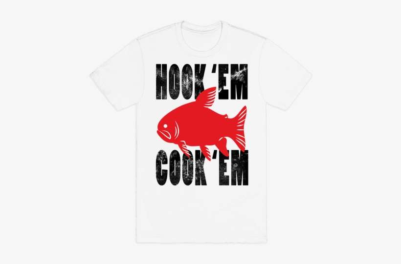 Hook 'em & Cook 'em Baseball Tee PNG Image Transparent PNG Free