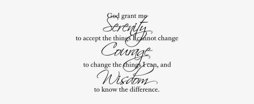 God, Grant Me The Serenity To Accept The Things I Cannot - God Grant Me The Serenity To Accept Hange, transparent png download