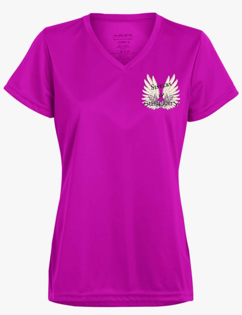 Sisters Of Serenity Augusta Ladies' Wicking T-shirt - T-shirt, transparent png download