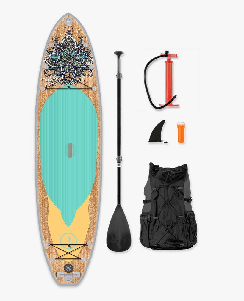 Yolo Inflatable 11' Serenity - Yolo Board Inflatable Stand Up Paddle Board Adventure, transparent png download