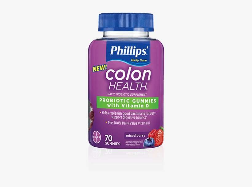 Phillips' Colon Health Probiotic Gummies - Phillips Colon Health Probiotic Gummies, transparent png download