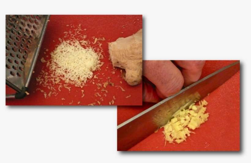 How To Grate Chop Fresh Ginger - Ginger, transparent png download