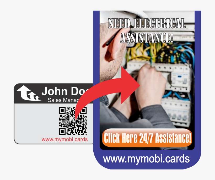 Electrician - Qr Code 3'x5' Area Rug, transparent png download