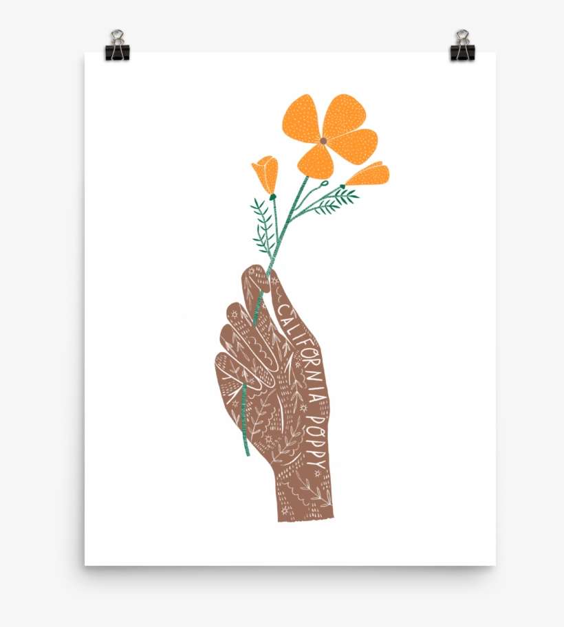 California State Flower Print - California, transparent png download