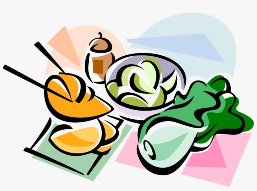 Vector Illustration Of Korean Cuisine Kimchi - Vector Graphics, transparent png download