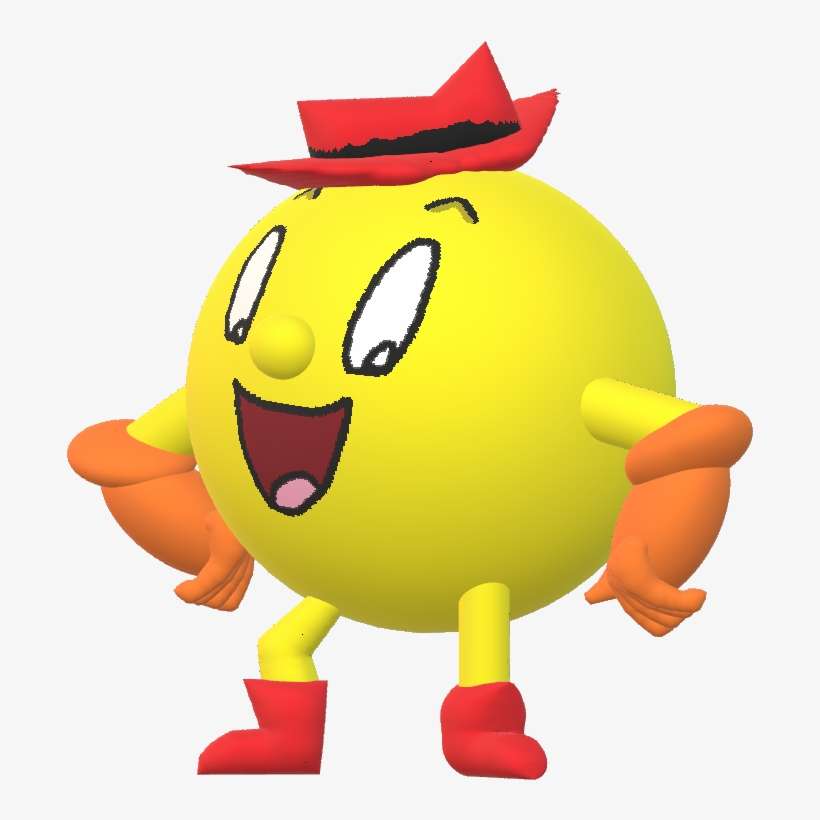Pac Man In Pac Land 3d Model - Pac-man, transparent png download