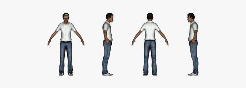 Sandman 3d Model - Person 3d Model Png, transparent png download