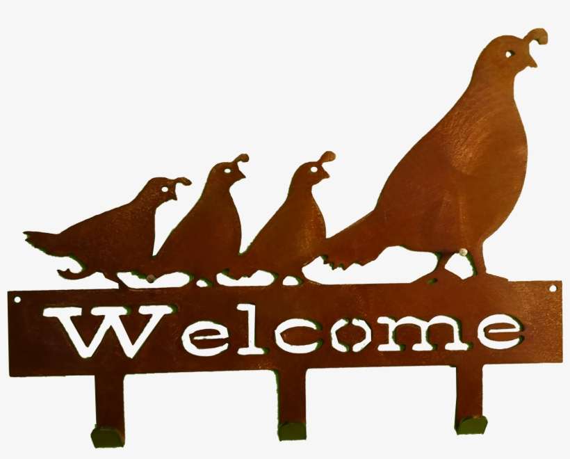 Coat Hook Quail Larger Image - Quail, transparent png download