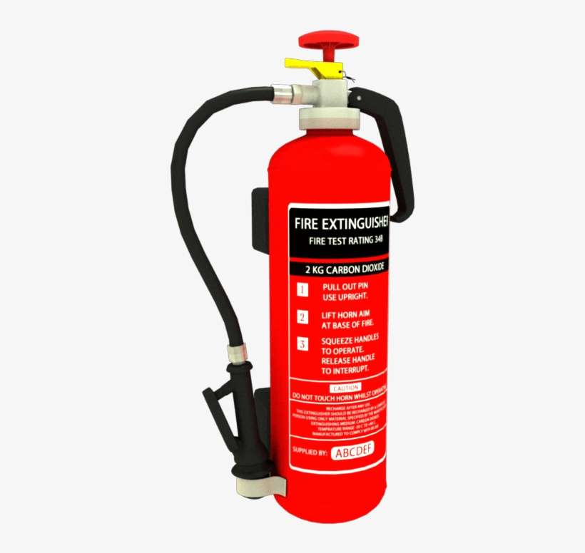 Fire Extinguisher 3d Model - Fire Extinguisher 3d Model Transparent, transparent png download
