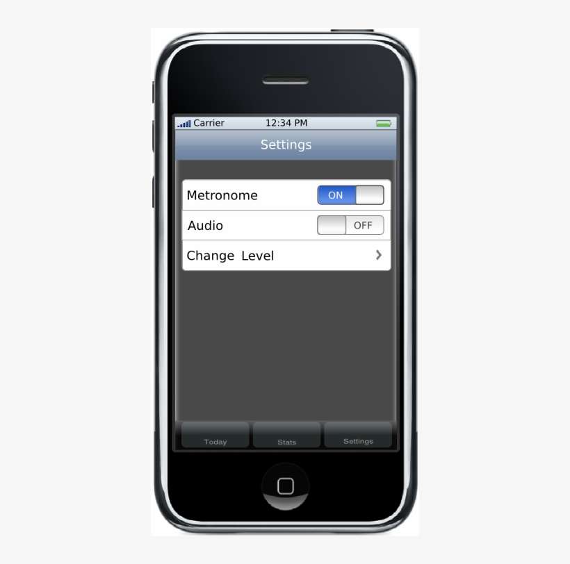 Example Iphone Screen With Buttons Iphone Actual Size Png Image Transparent Png Free Download On Seekpng