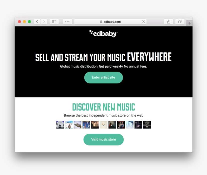 Cd Baby - Filter Web Design Menu, transparent png download