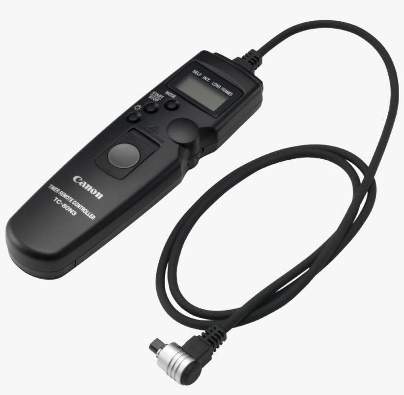 Tc-80n3 Remote Controller Camera Accessory - Canon Tc 80n3 Camera Remote Control - Wired, transparent png download