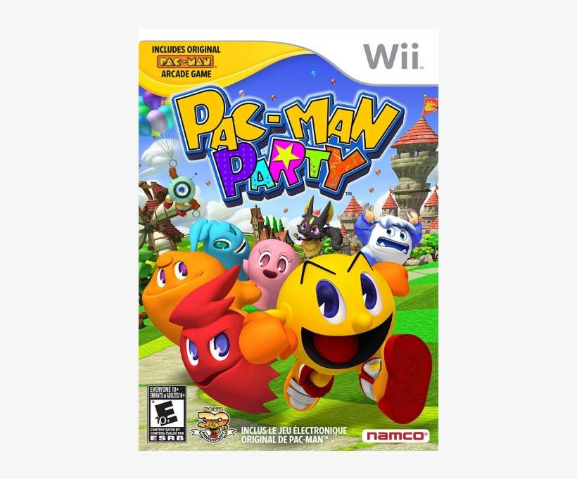 Pac-man Party [nintendo Wii] - Pac Man Party Wii, transparent png download