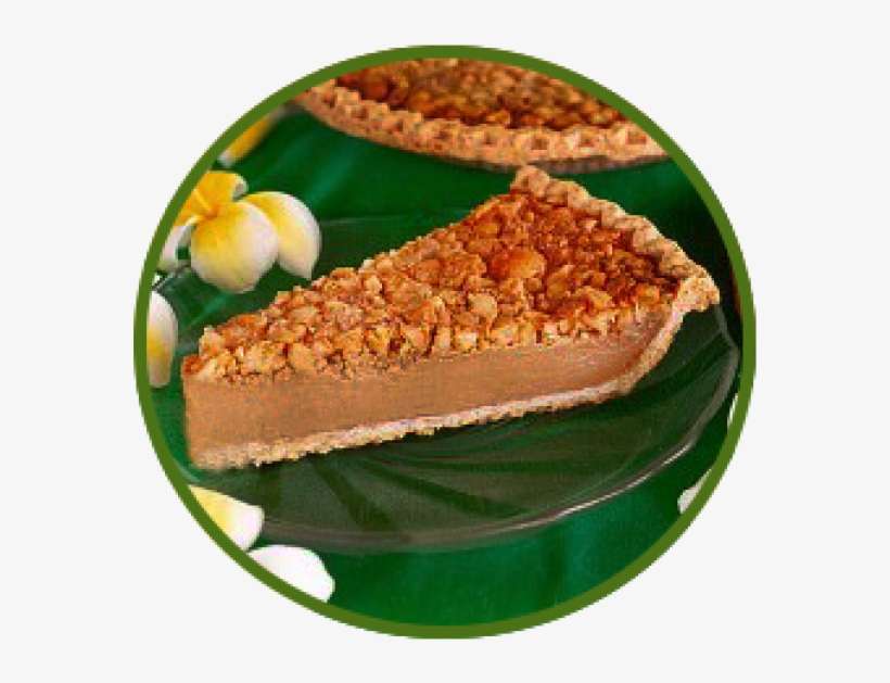 Slice Of Macadamia Nut Pie - Kona Mac Nut Pie, transparent png download