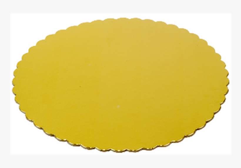 Gold Pie Slice Carton, 22cm - Circle, transparent png download