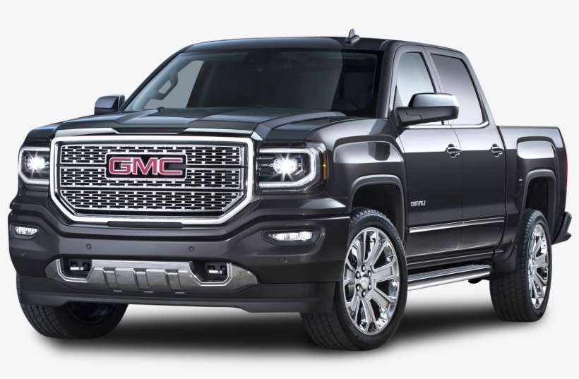 Black Gmc Sierra Denali Car Png Image - Gmc 2016 Pickup, transparent png download