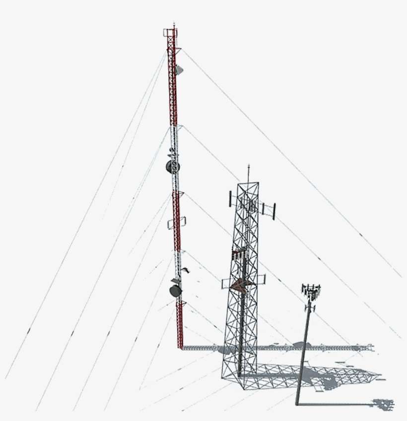 Cell Towers 1200, 300px - Antenna, transparent png download