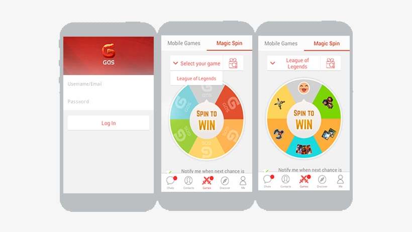 Download And Install Gas Here - Garena Gas Spin, transparent png download