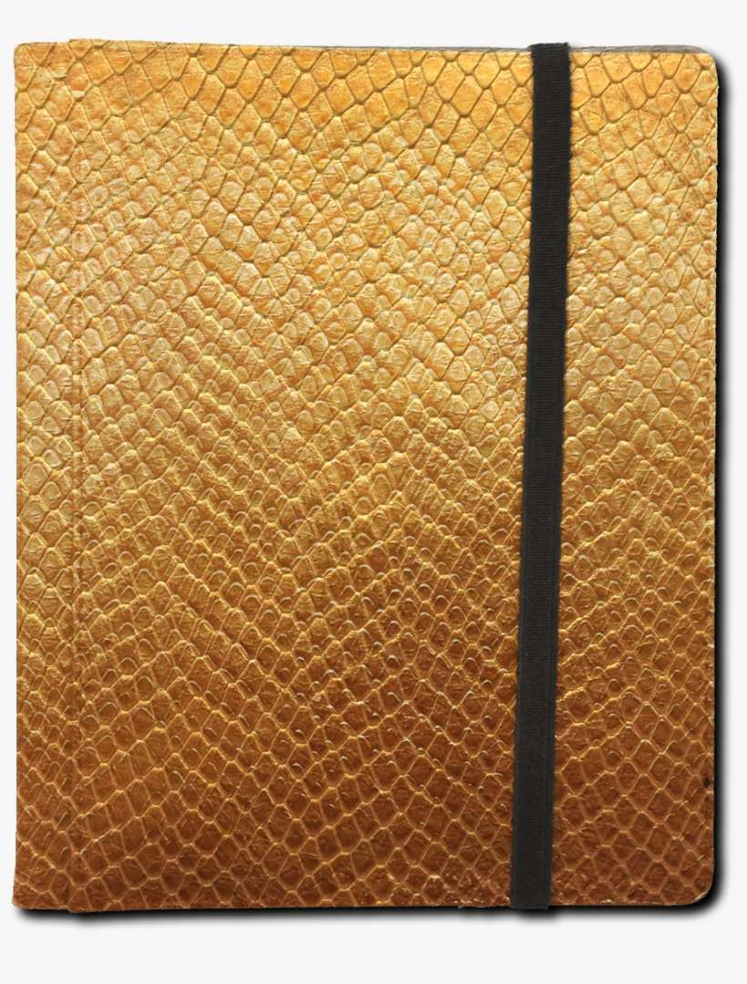 Dragon Hide 8 Pocket Binder Gold - Binder - 4 Pocket Dragon Hide Gold, transparent png download