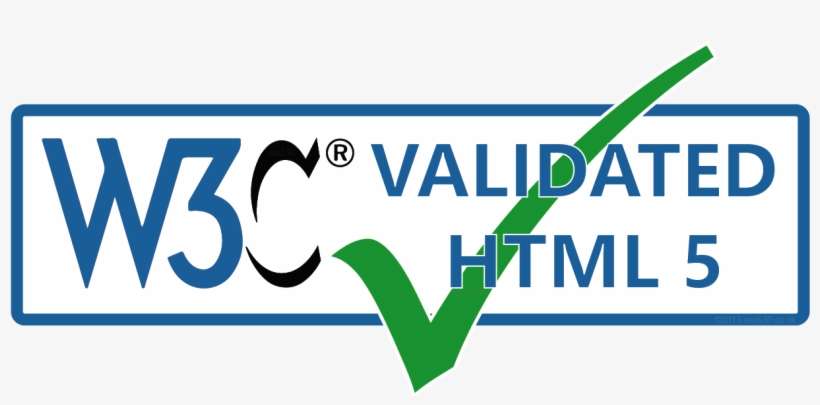 Official Html5 Logo World Wide Web Consortium W3c - W3c Validation, transparent png download