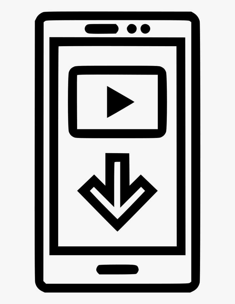 Download Youtube Arrow Comments - Mobile Phone, transparent png download