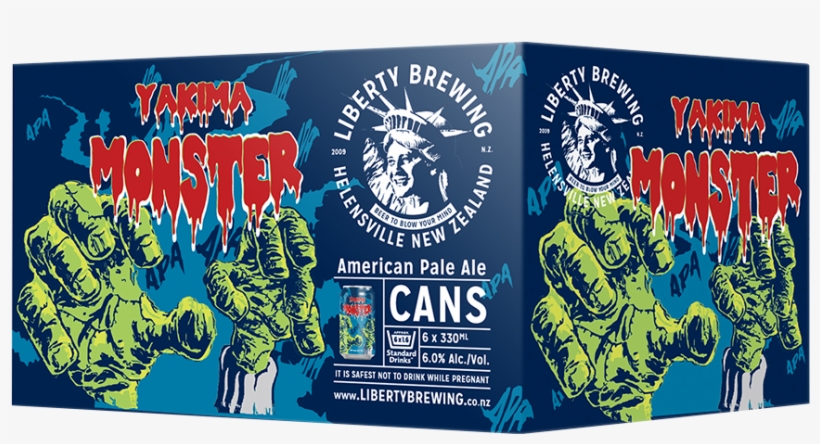 Liberty Monster 2017 Cans Box - Yakima, transparent png download