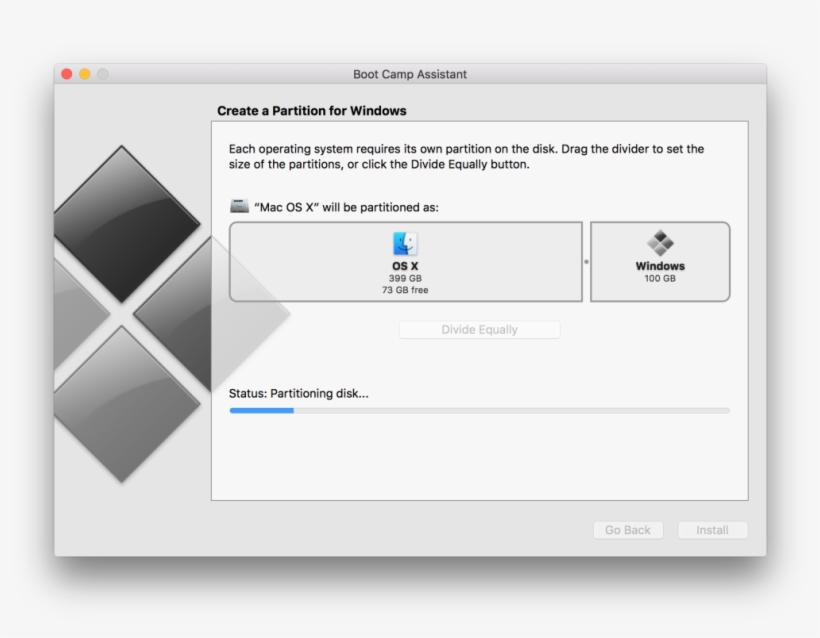 Windows10 Partition - Windows 10 Bootcamp, transparent png download