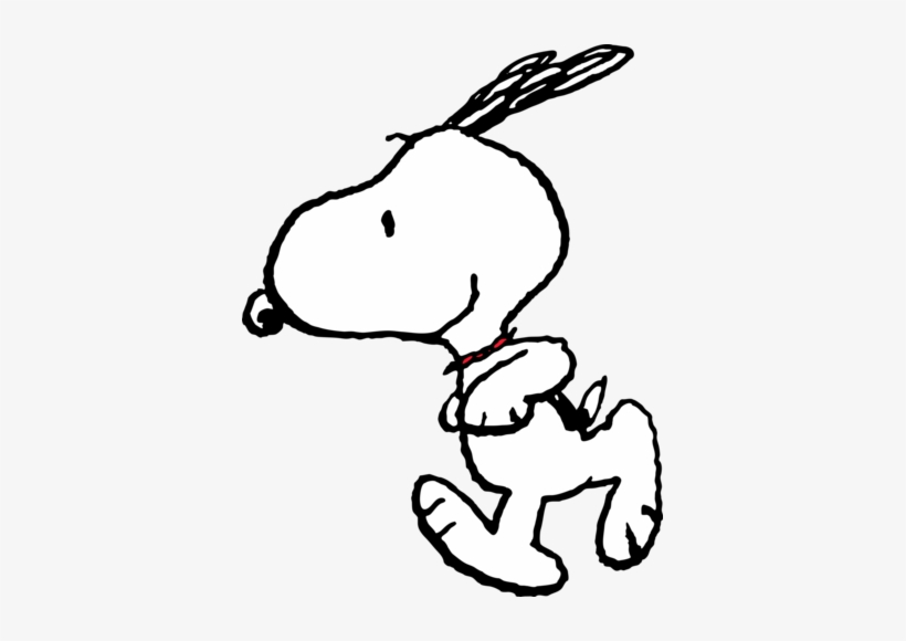 A Guy In A Mask Who Couldn't See What He Was Doing, - Snoopy With No Background, transparent png download