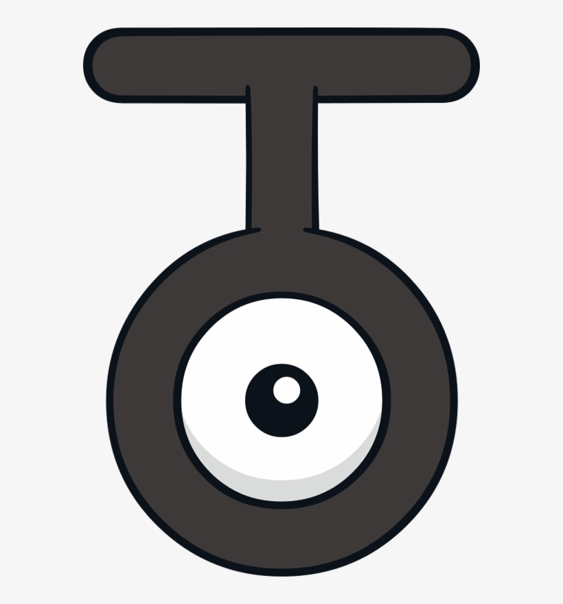 Pokemon Unown-t Is A Fictional Character Of Humans - Pokemon Unown Letter T, transparent png download