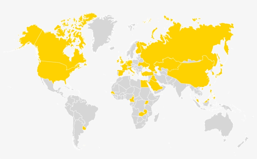 Over 120,000 Seats Supplied - World Map, transparent png download