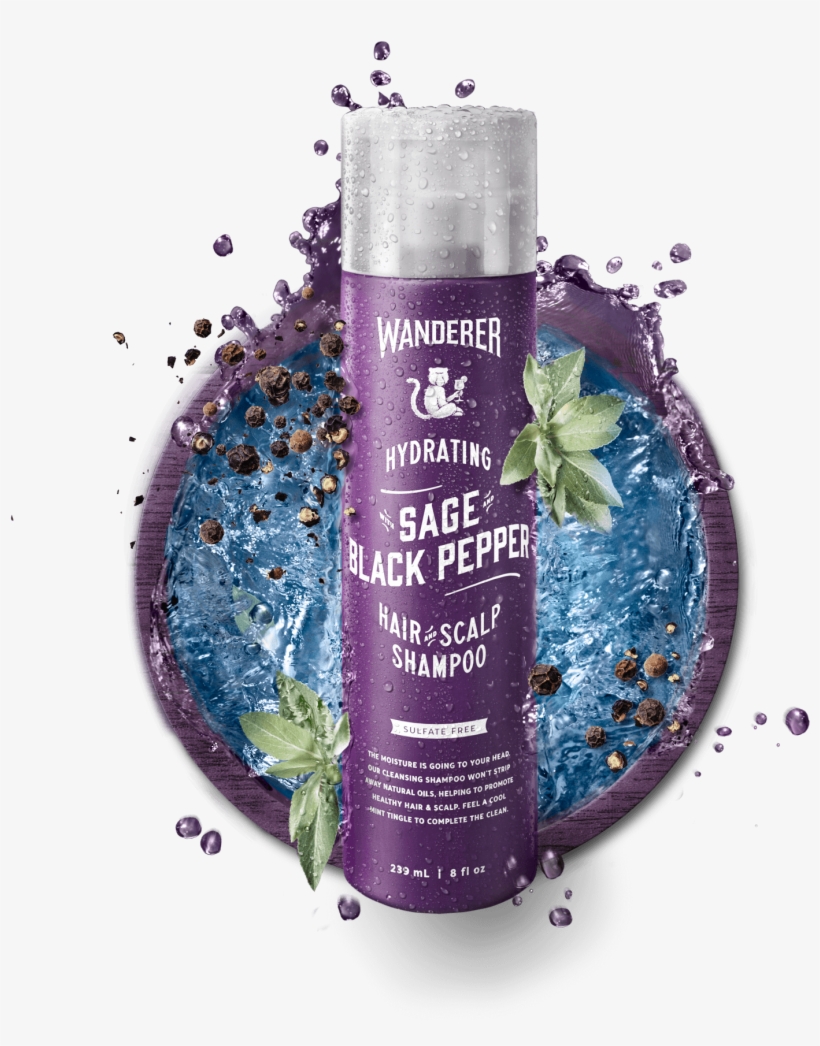 Wanderer Hydrating Hair And Scalp Shampoo - Shampoo, transparent png download