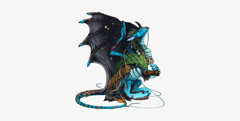 39781187 350 - Blue Female Dragon, transparent png download