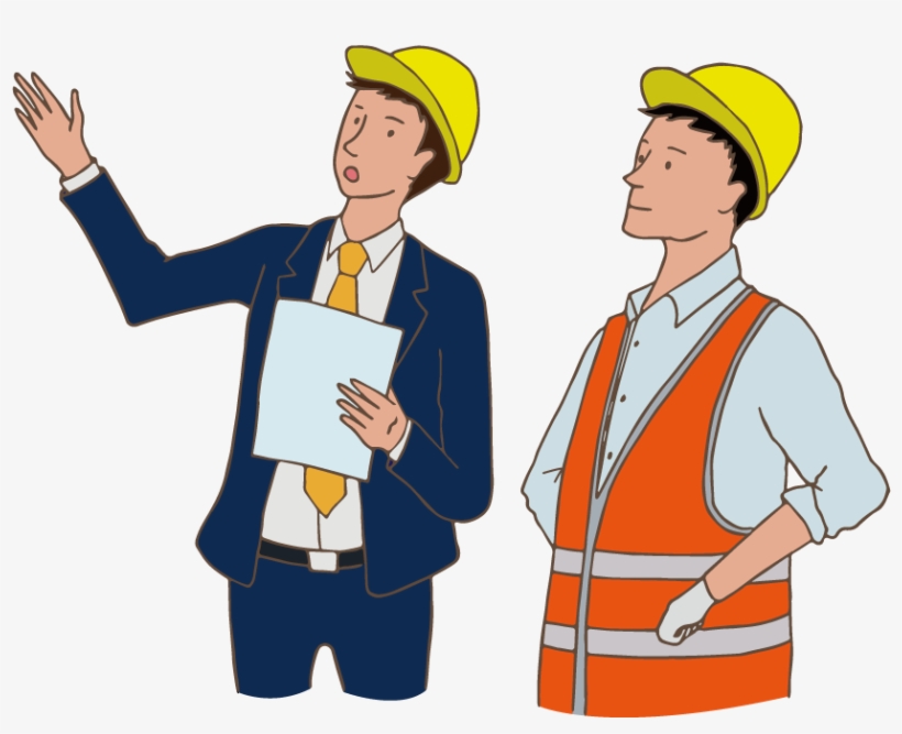 Discussing Workers - Clip Art Pekerja, transparent png download