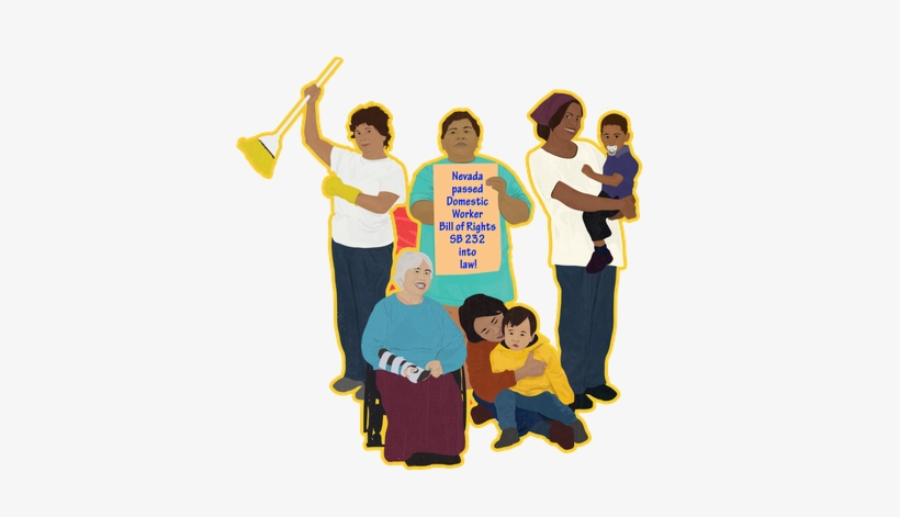 On June 12, 2017, Nevada Passed Domestic Worker Bill - Illustration Domestic Worker, transparent png download