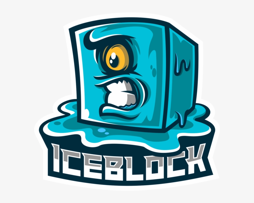 Iceblock - Ice Blocks Logo Cartoon, transparent png download