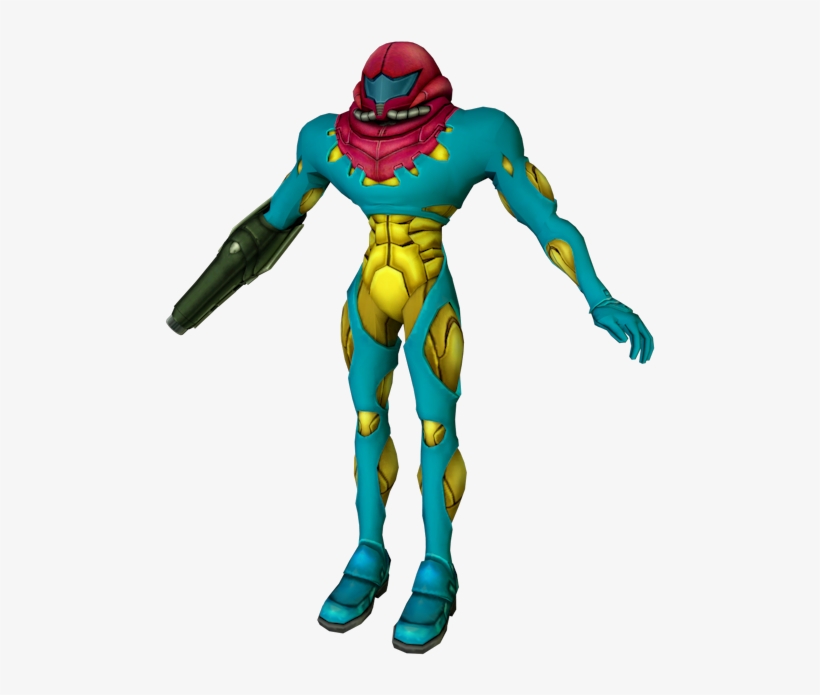 Download Zip Archive - Fusion Suit Samus Model, transparent png download