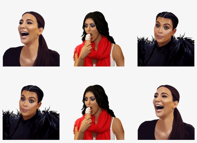 Kuwkimye - Kimkardashianwest - Com - New Kimoji Pack - New Kimoji, transparent png download