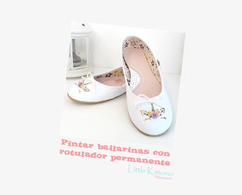 Pintar Bailarinas Con Unicornios - Ballet Flat, transparent png download