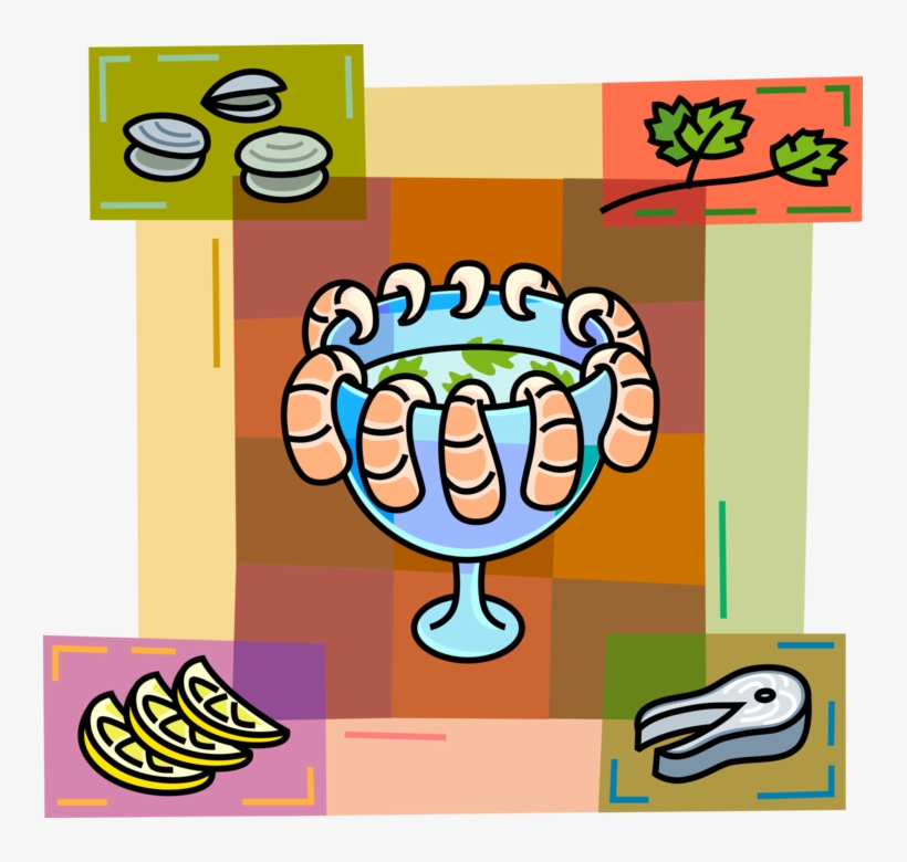 Vector Illustration Of Decapod Marine Crustacean Seafood, transparent png download